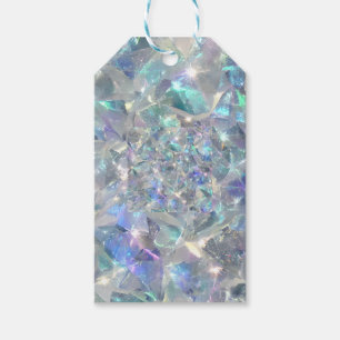 Etiquetas Para Regalos Patrón de espárragos de cristal de cuarzo