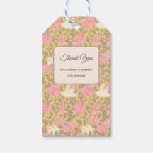 Patrón de paloma floral rosa pastel