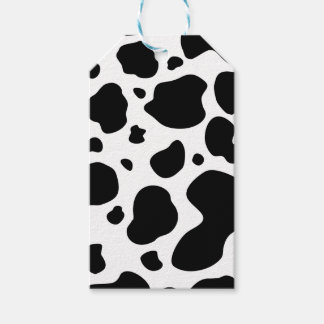 Etiquetas Para Regalos Patrón de puntos de vaca Impresión de animales bla