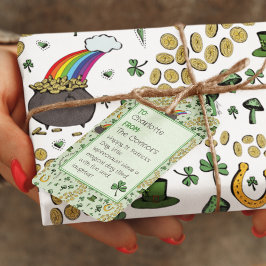 Etiquetas Para Regalos Patrón de rocas de choque de chispas Día a