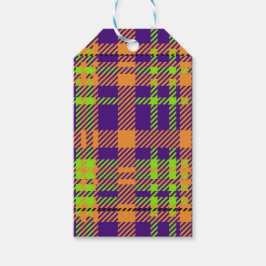 ETIQUETAS PARA REGALOS PATRONES DE HALLOWEB DE COLORES BRILLANTES