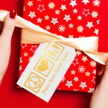 Paz Amor Trabajo Social Personalizado Fiesta de Va