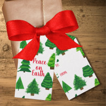 Paz en la Tierra Árboles de Navidad