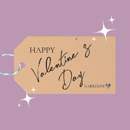 Etiquetas Para Regalos Peach Fuzz Valentine - Amor personalizado