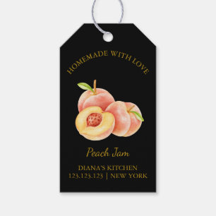 Etiquetas Para Regalos Peach Jam Hang Tag l Black