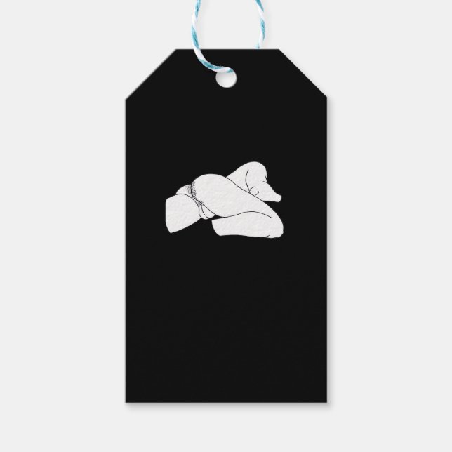 Etiquetas Para Regalos Peekaboo Classic Funny (Anverso)