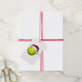Etiquetas Para Regalos Pelota de tenis de Navidad