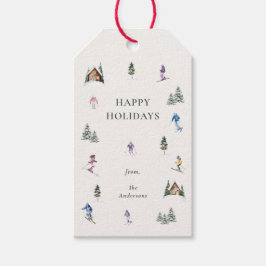 ETIQUETAS PARA REGALOS PENDIENTES DE INVIERNO