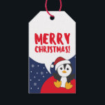 Etiquetas Para Regalos Penguin Christmas Snow Winter Animals Penguins Gif<br><div class="desc">The penguin for Christmas as a greeting card. Funny animals with gifts and snow for the holidays. Also funny for christmas in July. Penguins are cute animals and perfect for Christmas.</div>
