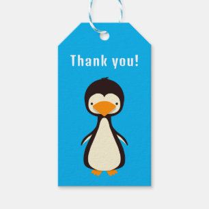 Etiquetas Para Regalos Penguin Gracias