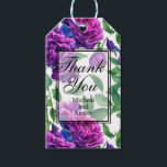 Etiquetas Para Regalos peonías elegantes de acuarela color púrpura magent<br><div class="desc">peonías de acuarelas de color rosa magenta púrpura romántica. Perfecto para eventos de primavera, verano o otoño. Hermosa pintura color púrpura de color acuático para fiestas de campo, boho, jardín y florales temáticas. Para empezar a cambiar nombres y detalles de eventos, haga clic en "Personalizar esta plantilla" y edite la...</div>