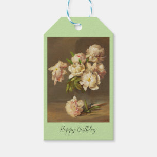 Etiquetas Para Regalos Peonies en una caja, Charles Ethan Porter
