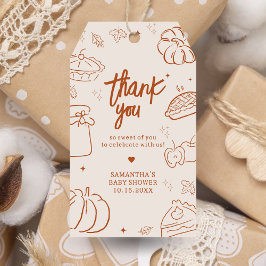 Etiquetas Para Regalos Pequeña bolsa de favoritas de Baby Shower de muell