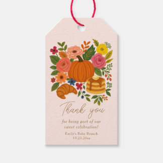 Etiquetas Para Regalos Pequeña Calabaza Rosa Baby Shower Gracias Por Favo