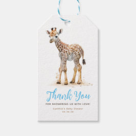 Etiquetas Para Regalos Pequeña Y Pequeña Giraffe Gracias Tags De Regalo
