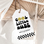 Etiquetas Para Regalos Pequeño Amigo De Guay | Boys Rad Birthday Favor &<br><div class="desc">¿Estás celebrando a tu chico genial? Explore nuestra colección de artículos de papelería de cumpleaños divertidos y totalmente locos y suministros de fiesta para la celebración del cumpleaños groovy de los chicos! Este diseño presenta una sonrisa estelar, una tipografía de groovía y cuadros de cuadros negros y blancos. Perfecto para...</div>