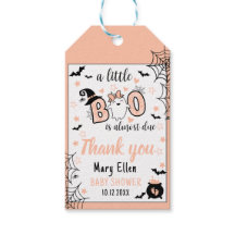 PEQUEÑO BOO PINK HALLOWEEN BABY SHOWER GRACIAS