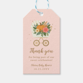 Etiquetas Para Regalos Pequeño Chica de calabaza Baby Shower Gracias