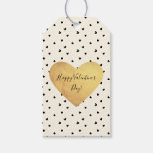 Pequeño El día de San Valentín de corazones negros