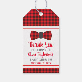 Etiquetas Para Regalos Pequeño Hombre Gracias Etiqueta, Rojo, Tapado De B