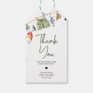 Etiquetas Para Regalos Pequeño pescador Baby Shower Favor Tags