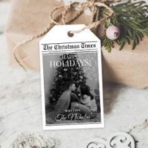 Periódico Qué Año Foto en Blanco y Negro Navidad