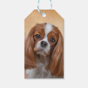 Etiquetas Para Regalos Perro de aguas de rey arrogante Charles del perro