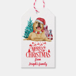 Etiquetas Para Regalos Perro de navidades curados