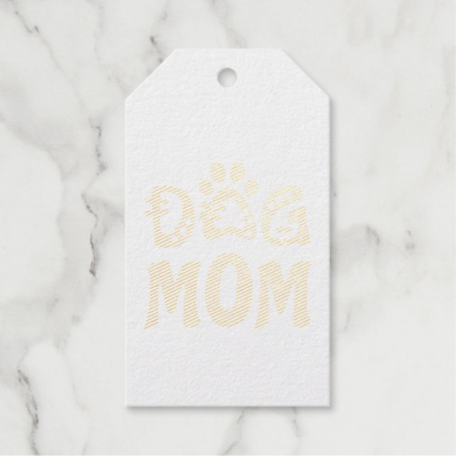Etiquetas Para Regalos Perro Mamá (Anverso)