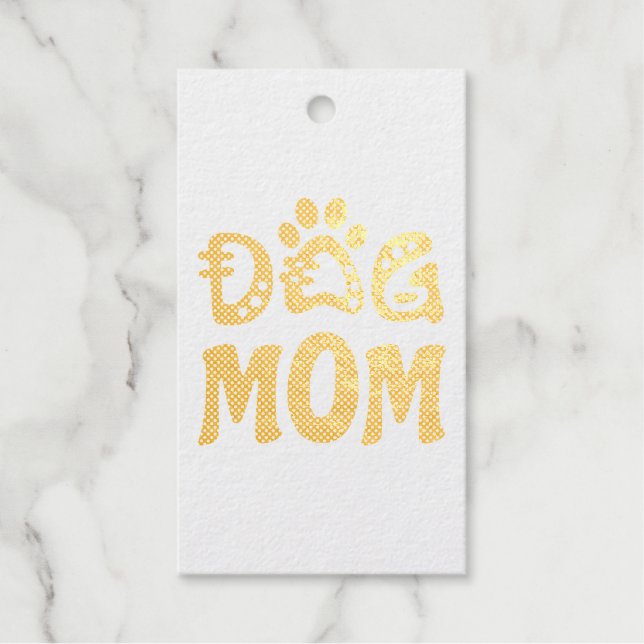 Etiquetas Para Regalos Perro Mamá (Anverso)
