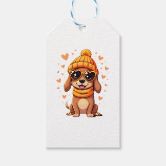 Etiquetas Para Regalos Perro Salchicha Corazón Doxie Chica Día de San Val