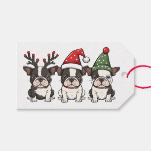 Etiquetas Para Regalos Perros del Boston Terrier