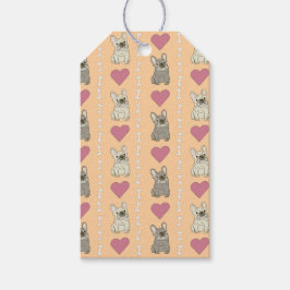 Etiquetas Para Regalos Perros lindos, huesos y corazones