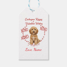 Personalised Cockapoo Kisses Valentine Wishes