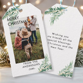 Etiquetas Para Regalos Personalisierte Photo Weihnachts- Geschenkanhänger