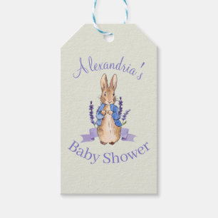 Etiquetas Para Regalos Personaliza el conejo clásico de shower de bebé