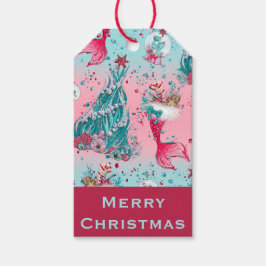 Etiquetas Para Regalos Personaliza el nombre y la bienvenida de la sirena