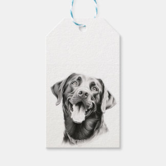 Etiquetas Para Regalos Personalizable Labrador Recuperador