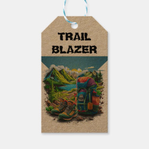 Etiquetas Para Regalos Personalización del tema de la mochila de acampada