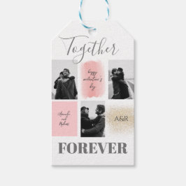 Etiquetas Para Regalos Personalizado 3 Fotos de parejas Felices San Valen