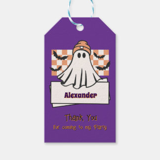 Etiquetas Para Regalos Personalizado amable Gracias Fantasma De Halloween
