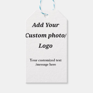 Etiquetas Para Regalos personalizado añada su logotipo de foto su persona