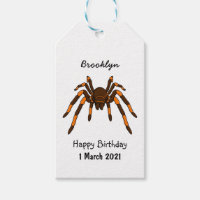 Personalizado de araña tarántula arenosa marrón y 