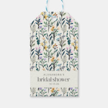 Personalizado de flores silvestres Boho Watercolor