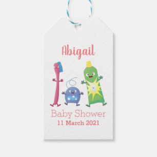 Etiquetas Para Regalos Personalizado de hilo dental de cepillo de dientes