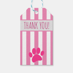 Etiquetas Para Regalos Personalizado De Impresión De Papas De Perro Texto