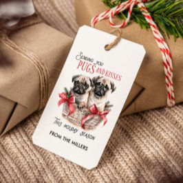 ETIQUETAS PARA REGALOS PERSONALIZADO DE NAVIDADES TEMÁTICOS DE PERROS Y K