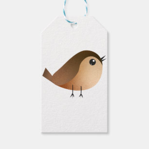 Etiquetas Para Regalos Personalizado de pájaro de Sparrow