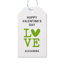 Personalizado de regalo de San Valentín de corazón