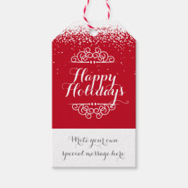 Etiquetas Para Regalos Personalizado Holiday